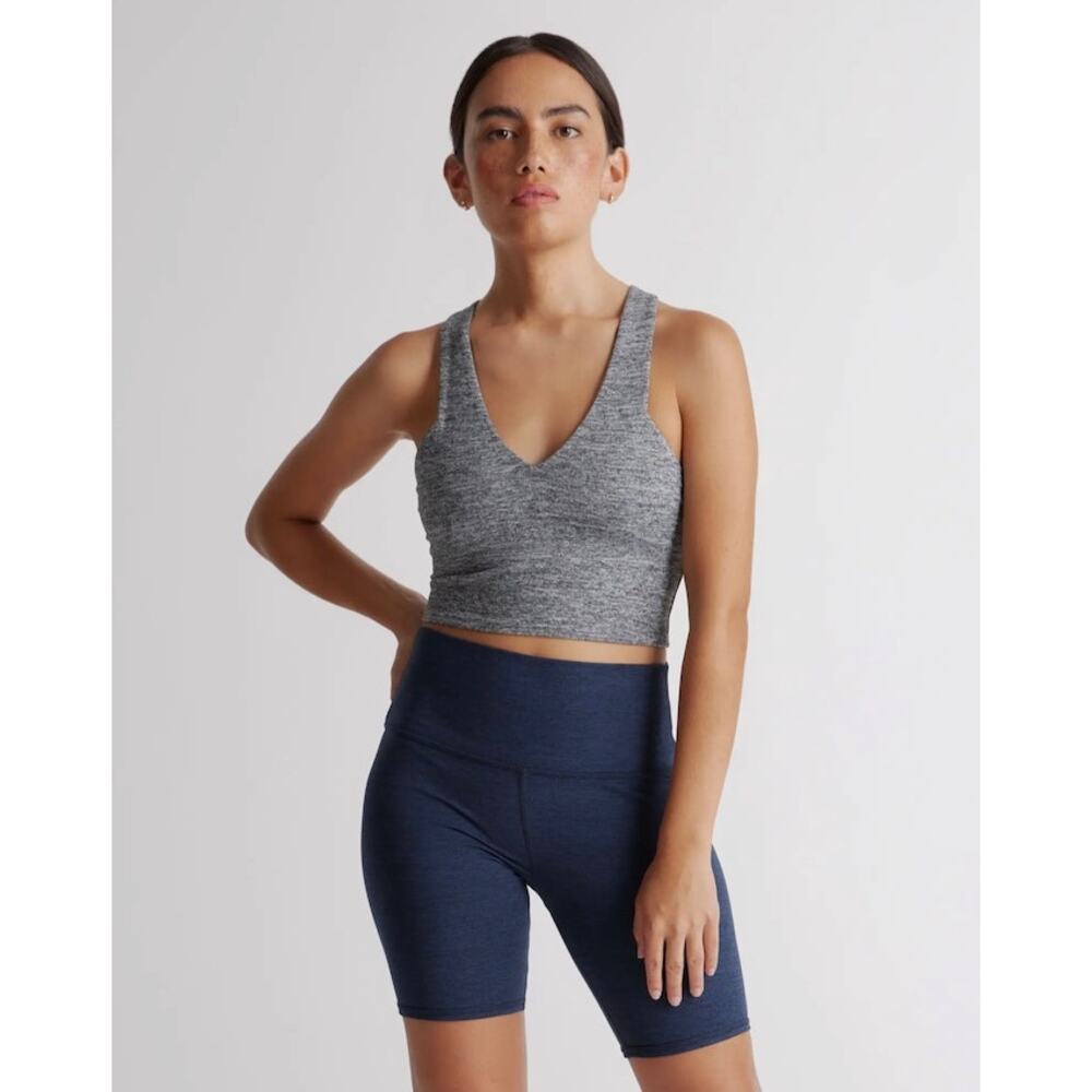 Athleta Transcend V-Neck Sports Bra Size Small